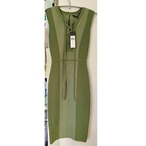 NWT BCBCMAXAZRIA Earth Green Dress in XS